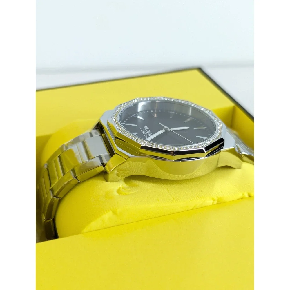 Invicta Speedway 49103 Mens Watch 42mm Steel Crystal Bezel Black Dial Quartz